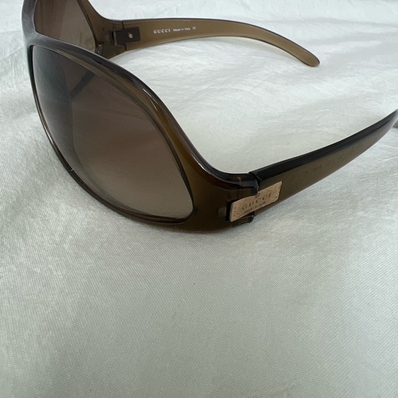 Vintage Gucci GG 1414/S oversized shield sunglasses ? Italian designer Vintage main image 12